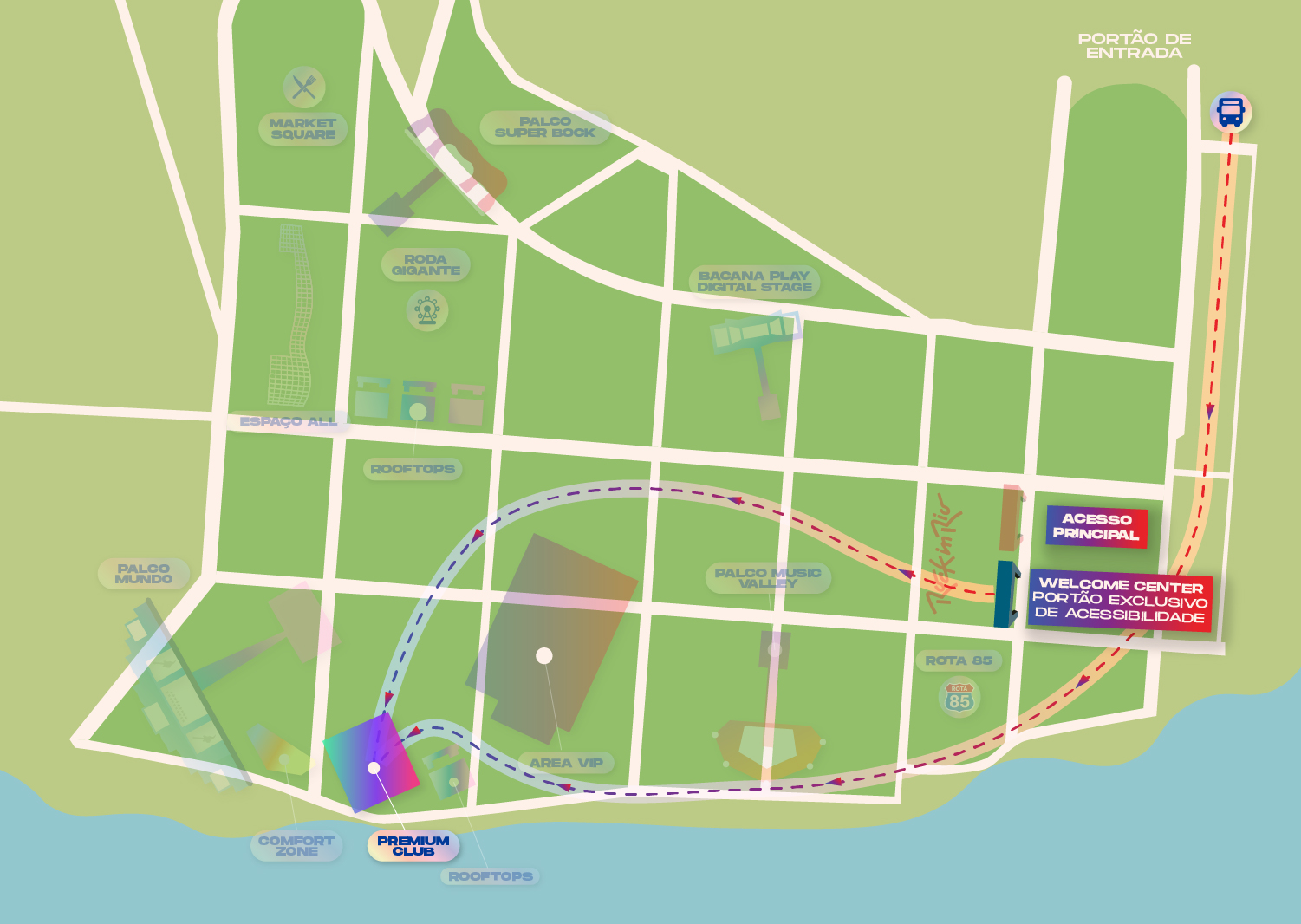 Mapa Haier Premium Club